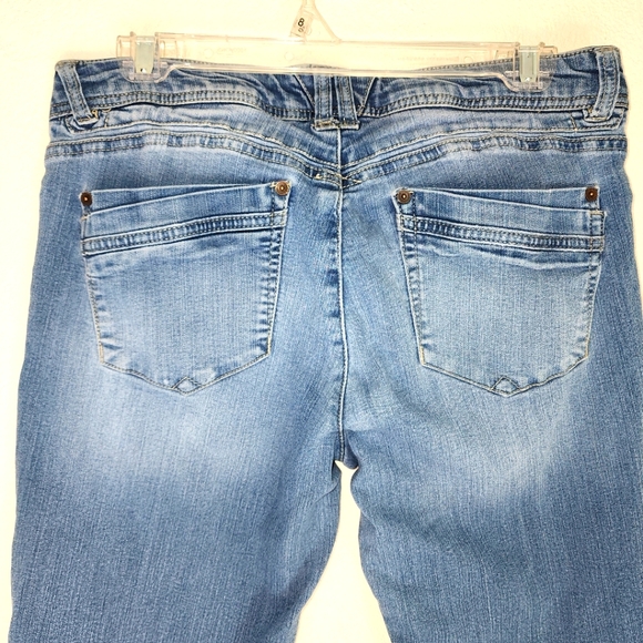 Democracy "Ab" Technology Freedom Ankle Skinny Jean Stretch Blue Denim Size 10 - Picture 4 of 4